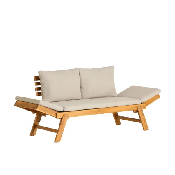 Tuinbank/ligbed Taupe