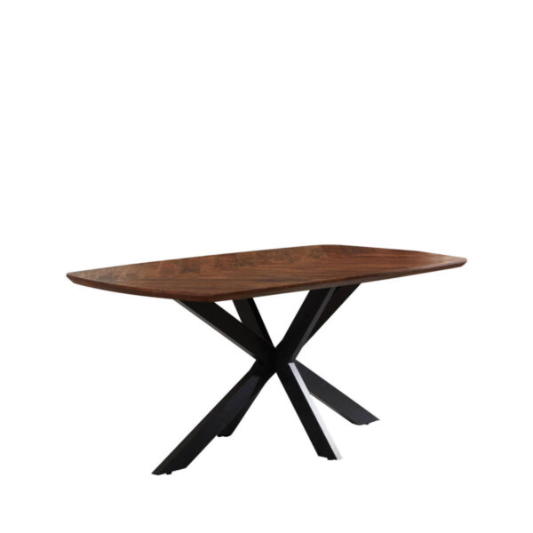 Eetkamertafel 180x90cm Donkerbruin