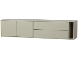 Vtwonen Settle Down TV-meubel - Grenenhout - Dust - 45x200x44