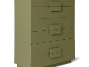 HKliving Spacious Ladekast - 6 Lades - Army Green