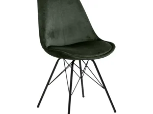 Eetkamerstoel groen (set van 4)