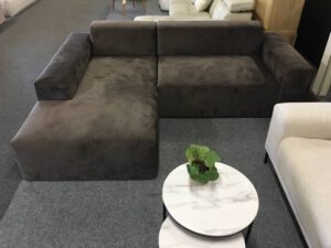 Hoekbank Bruin Fluweel