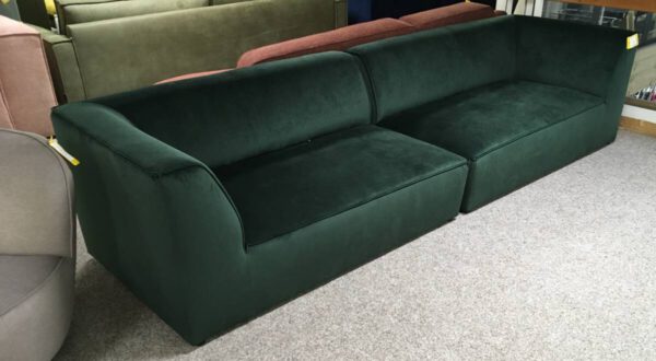 Windsor & Co 4-zitsbank groen velvet - Afbeelding 2