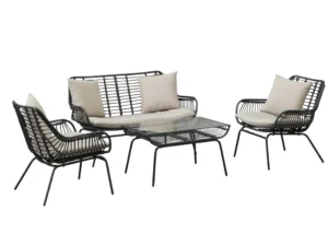 Loungeset zwart