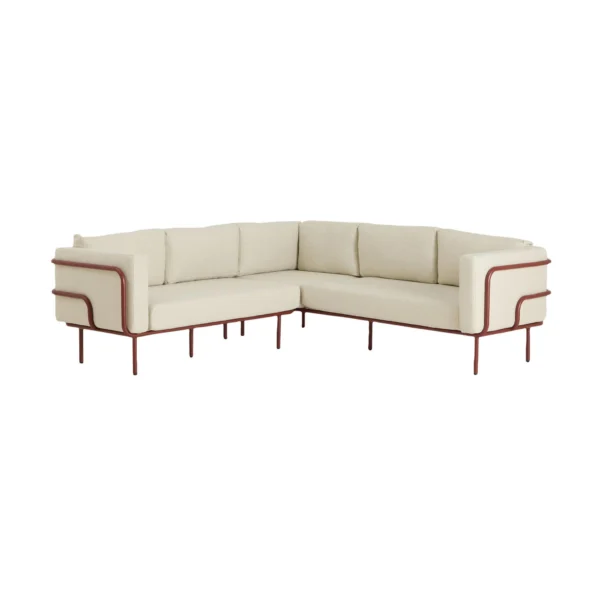 Loungebank bouclé