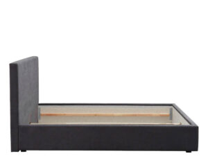 Bed + rolbodem antraciet 180x200cm (excl. matras)