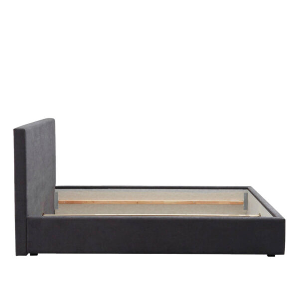 Bed + rolbodem antraciet 180x200cm (excl. matras)