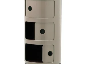 Kartell Componibili Kast - 3 Modules - Duifgrijs