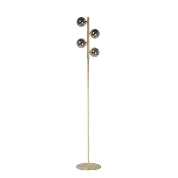 Lucide Tycho Vloerlamp - Mat Goud | Messing
