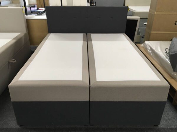 Boxspring met opbergfunctie 160x200cm (kleurverschil)