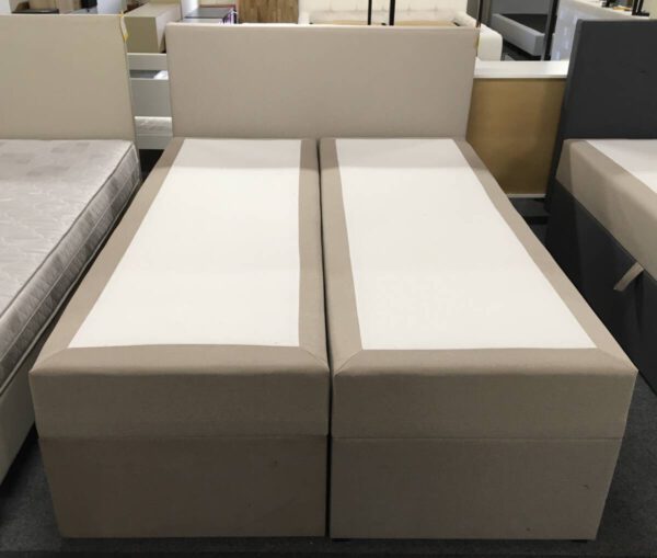 Boxspring met opbergfunctie 140x200cm (kleurverschil)