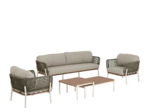 Loungeset 5-delig groen