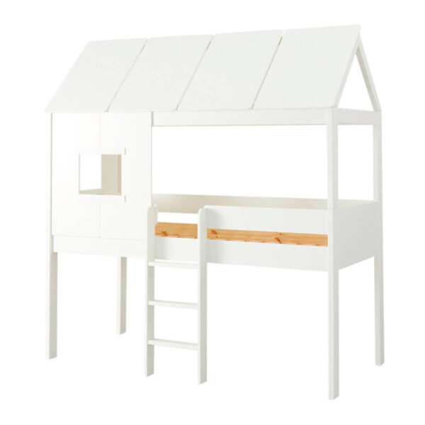 Hoogslaper huis 90x200cm + rolbodem (excl. matras)
