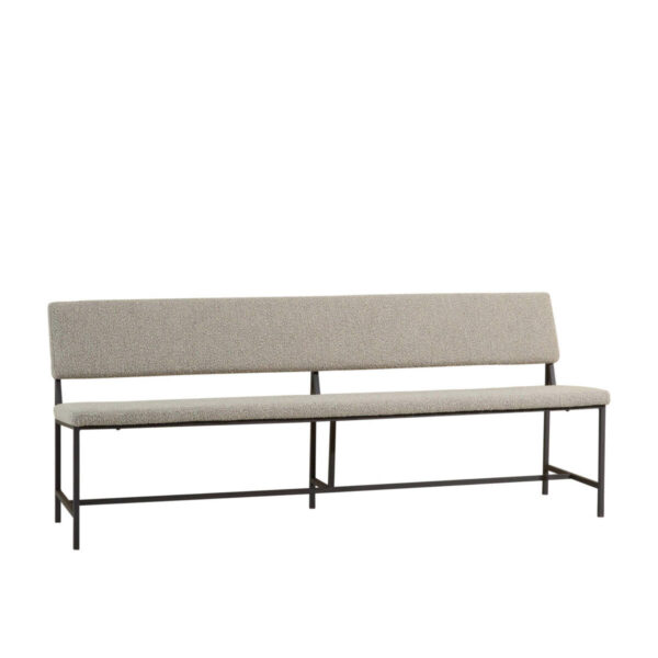 Eetkamerbank bouclé 200cm