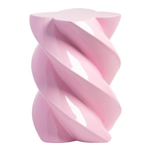 &k amsterdam Pillar Marshmallow Bijzettafel  - Candy Pink