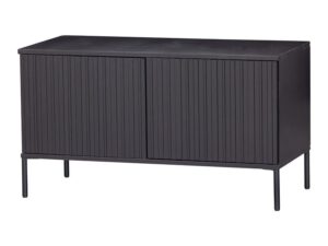 Woood New Gravure Tv-meubel B 100 cm - Grenen - Zwart