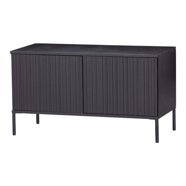 Woood New Gravure Tv-meubel B 100 cm - Grenen - Zwart