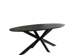 Eetkamertafel Zwart L 240 x B 100 x H 76 cm