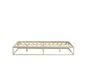 Bed taupe 180x200cm (excl. matras)