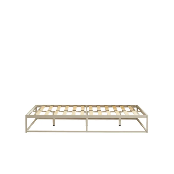 Bed taupe 160x200cm (excl. matras)