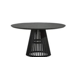 Eetkamertafel Zwart ø140cm