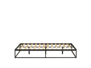 Bed zwart 140x200cm (excl. matras)
