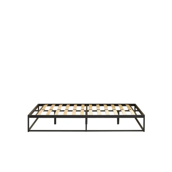 Bed zwart 140x200cm (excl. matras)
