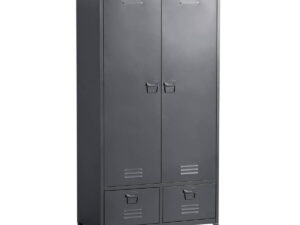 2 Deurs lockerkast Antraciet
