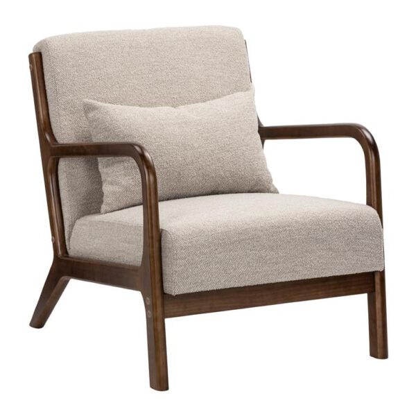 Fauteuil bouclé Walnoot