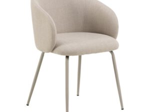 Eetkamerstoel beige (set van 2)