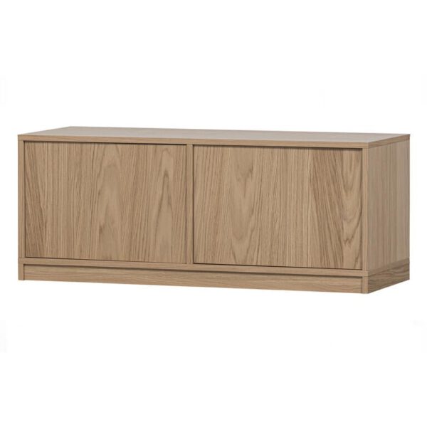 Vtwonen Modulair Onderkast Eikenhout Fineer - Dubbel - B 110 cm