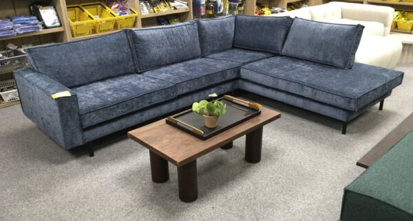 Hoekbank Blauw