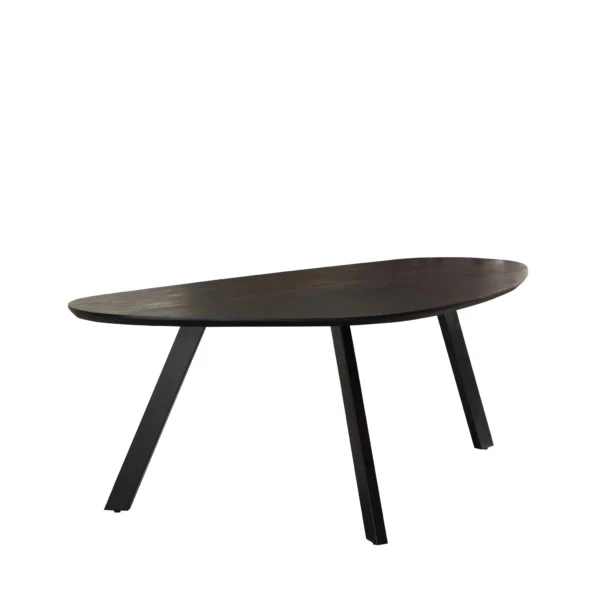 Eetkamertafel Zwart 220cm