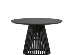 Eetkamertafel zwart ø120cm