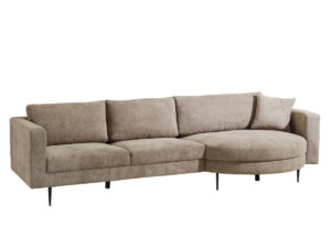 Hoekbank Bruin