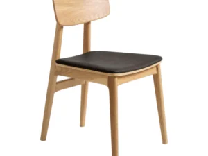 Eetkamerstoel Zwart/naturel