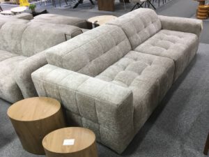 Cosmopolitan Design Chicago 4-zitsbank - Chenille - Lichtbeige