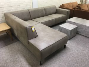 Hoekbank Links Bruin