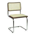 Eetkamerstoel Bruin/chrome