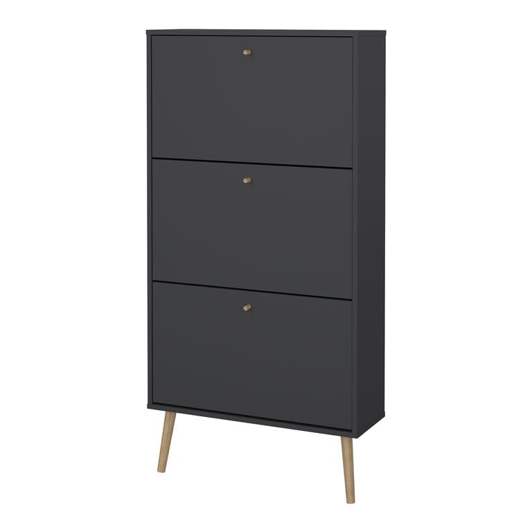 11917463.jpg Schoenenkast Antraciet - Afbeelding 1