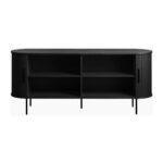 Dressoir zwart 180cm - Afbeelding 2