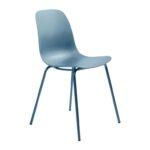 Eetkamerstoel Lichtblauw (set van 4)