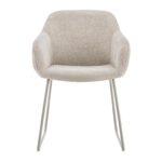 Eetkamerstoel Bouclé  Beige - Afbeelding 2