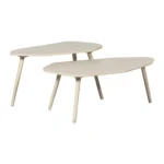 Woood Davina Bijzettafels (set van 2) - MDF - Dust