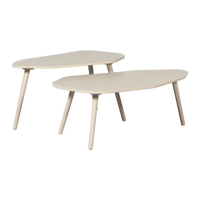 13715293.webp Woood Davina Bijzettafels (set van 2) - MDF - Dust - Afbeelding 1