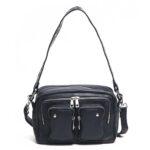 Núnoo Ellie Organic Leather Dames Tas - Zwart