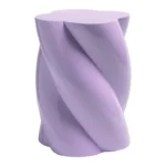 &k amsterdam Pillar Marshmallow Bijzettafel H 40 cm - Lila