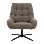 Fauteuil Taupe draaibaar