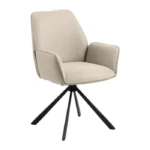 Eetkamerstoel Beige draaibaar