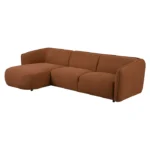 Hoekbank met Chaise Longue Roest